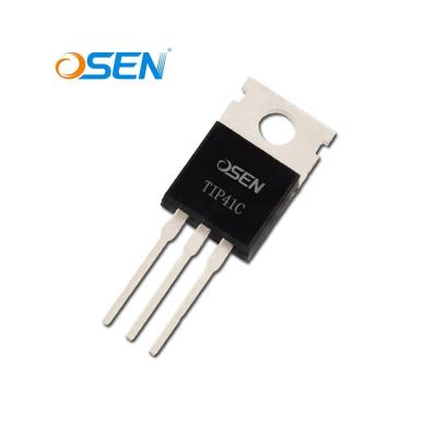 China High Efficiency Bipolar Transistors TIP41C TO-220 100V 6A NPN OSEN for sale