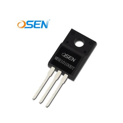 China Brand New Original High Efficiency OSEN MBR10100DT MBR10100 10100 TO220/F Transistor for sale