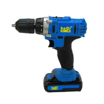 China Kaqi-81801 18V Cordless Heavy Duty Battery Drill Mechanical Dual Speed ​​Rechargeable Drill 10 Millimeter for sale