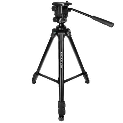 China Professional Digital Camera Kingjoy Camcorder Tripod Kits with 360 Degree Rotation Liquid Head for Video Camera Disc for sale