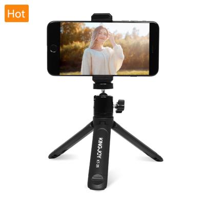 China Kingjoy Travel Selfie Lightweight Adjustable Flexible Mobile Phone Smartphone Mini Tripod Stand Holder for sale