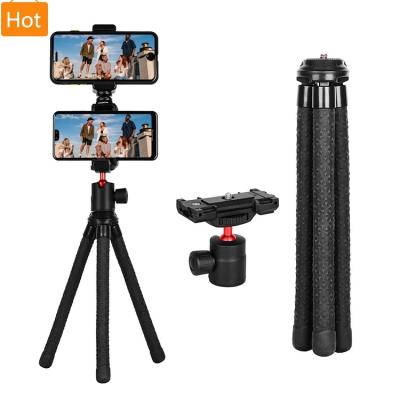 China 2022 Kingjoy PORTABLE Portable Mobile Flexible Camera Octopus Smartphone Mini Phone Tripod Stand for sale