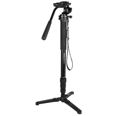 China Aluminum Digital Camera Tripod Monopod With 3 Leg Basem 173cm High Twist Lock For Canon Camera for sale