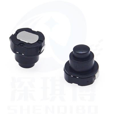 China Flashlight button switch Black circular button button switch in the middle of the flashlight 1010-X one on and one off 1010-X for sale