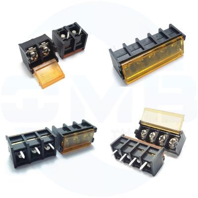 China electronics part 9.5MM 300V/25A HB9500 2 3 5 7 8 10pin Barrier electric terminal block connector Barrier electric terminal block connector for sale