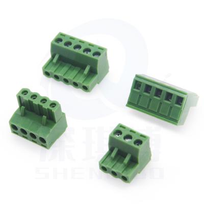 China M2.5 2 pins to 12 pins 5.08 mm pitch terminal block connector pluggable terminal blocks for PCB for sale