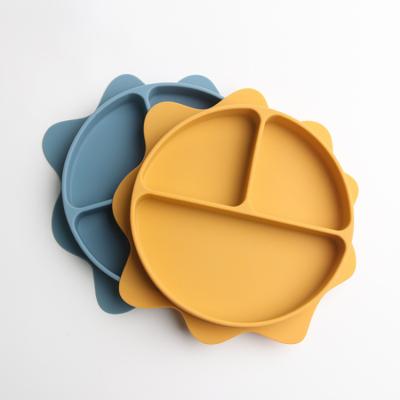 China Durable BPA Free Food Grade Healthy Eco - Friendly Silicone Shape Dish For Kids for sale