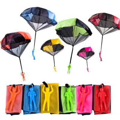 China Toy Soldier Outdoor Sports Children's Educational Parachute Hand Throwing Toys Eco-friendly Material for sale