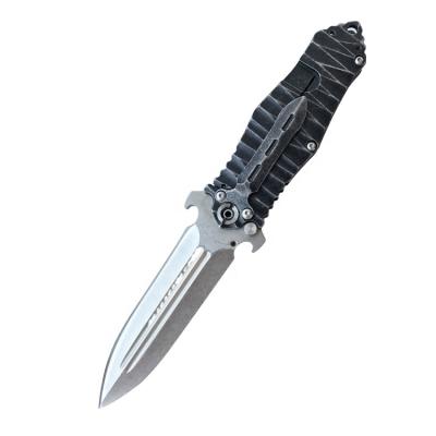 China Stainless Steel Blade Metal Handle Folding Portable Pocket Knife for sale