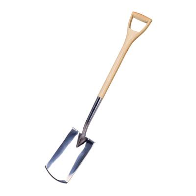 China Heavy Duty Outdoor D-Shape Digging Shovel With Handle Hardwood Mini Snow Shovel Spade Sand Outdoor Shovel for sale