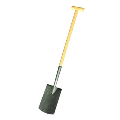 China Flat Product Straight Head 50Mn Garden Tools Shovel Snow Digging Shovel For Car Trunk Vehicle Portable T-Handle for sale