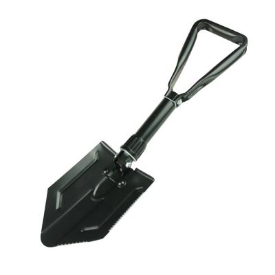 China High Carbon Steel Portable Folding Folding Multifunctional Sun Shovel With Pocket for sale