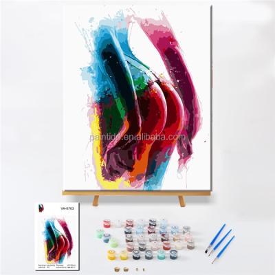 China Abstract Diy Paintido Abstract Paint By Numbers For Adults: Beginner To Advanced Number Painting Kit - Fun Arts And Crafts Adult Projects for sale