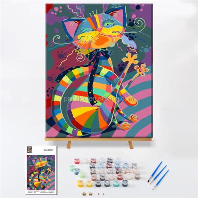 China Paintido Abstract Diy Digital Abstract Painting By Numbers Nature Painting Number Kits Oil Kit for sale