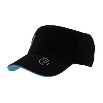 China Beautiful  Cotton Woven Military Baseball Cap Custom Printing   Cotton Cadet Cap for sale