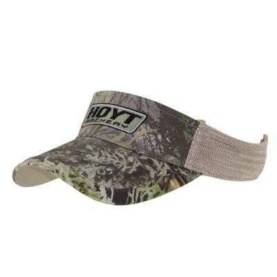 China Customized Nylon Camouflage Sun Visor Hat Cotton Cap Embroidered for sale