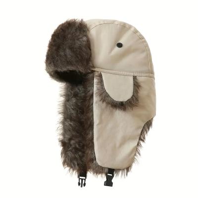 China Unisex Warm Trapper Winter Hat Windproof Wateproof For Extreme Cold Weather for sale