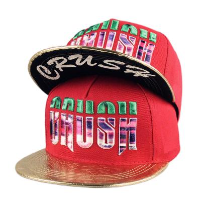 China Fashionable Snapback Baseball Caps With Customed Sublimation Printing Pattern for sale