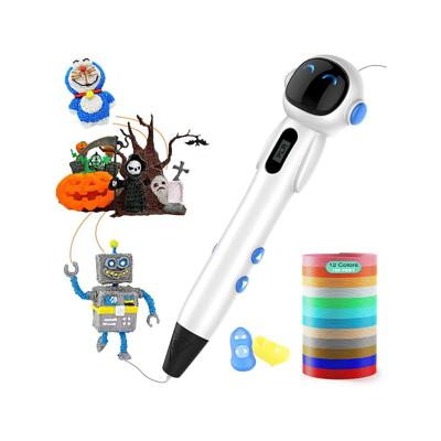 China Three-color 3D Astronaut optional shape high temperature 3D printing pen is suitable for children's painting for sale