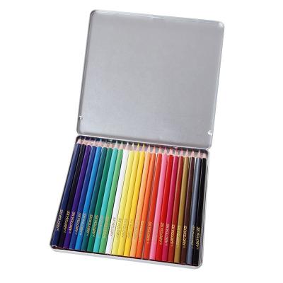 China 3.0mm Premium Professional 12 Core Vivid Color Tin Box Packed Oily Pencil Set For Artists Sketching SG-8712CB for sale