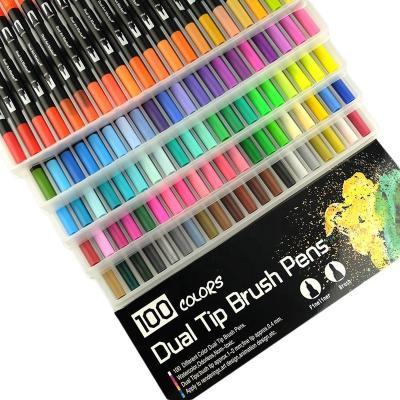 China 10/12/24 Drawing Set of Markers Drawing Brush Pens Coloring Sets for sale