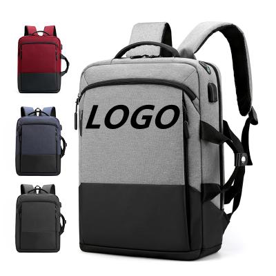 China With latesed USB factory price waterproof anti theft business backpack travel laptop bag unisex bag 2020 for sale