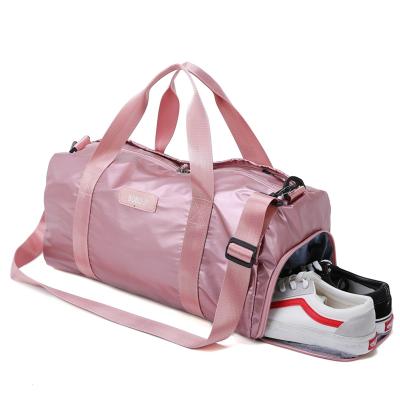 China Waterproof Gym Exercise Travel Duffel Bags Gym Bag with Shoe Compartment, Wholesale Gym Bag Custom Sport Logo, Custom Men Gym Bag for sale