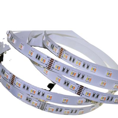 China Warehouse RGBWW Multiple Color 5 In 1led Strip Smd5050 Led Strip 12V Led Strip Light for sale