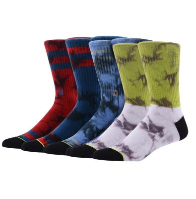 China Mid Calf Fashion Viable Socks Custom Design Mens Top Quality Combed Cotton Elite Wholesale Mens Dress Crew Socks for sale