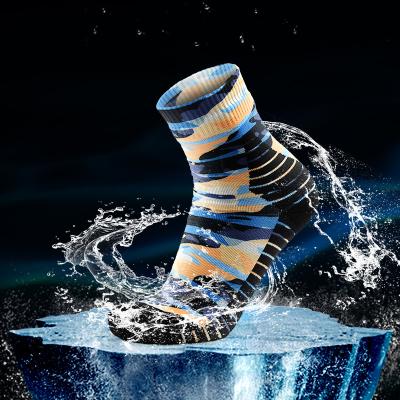 China 100% Antibacterial Waterproof 3d Breathable 360 ​​Logo Printing Custom Compression Socks For Outdoor Sports for sale