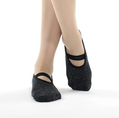 China Sports Cute Anti-Skid Barre Yoga Socks Custom Grip Pilates Slipper Ballet Grip Anti-Skid Socks for sale