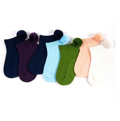 China MEIKAN Breathable In Stock Soft Comfortable Breathable Knitted Cotton Girls Boys Kids Custom Kid Cute Socks for sale