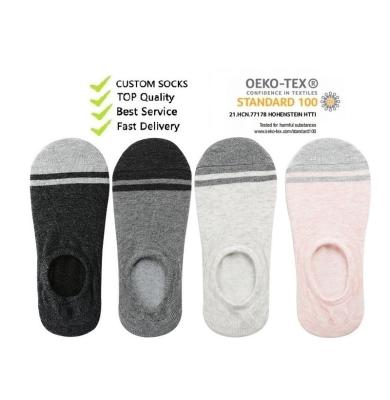 China Anti-Slip Boat Socks Sustainable Sweat-absorbent Anti-Slip Women No Show Socks Invisible for sale