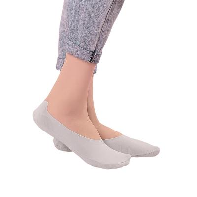 China MEIKAN Brand Summer Breathable QUICK DRY Moisture Absorption Anti Bacterial Custom No Show Women Cotton Invisible Socks For Leather Shoes for sale