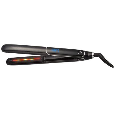 China 1 Inch LCD Display Salon Flat Iron Hair Straightener Wholesale Infrared Menarda Commercial Private Label for sale