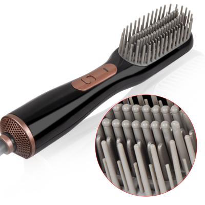 China Menarda Nondisposable Professional Electric Hair Comb PTC Heater Nondisposable Electric Hair Straightening Hot Airbrush for sale