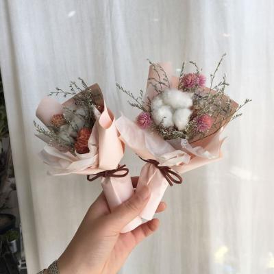 China Decorative Flowers Mini Dried Flowers Dry Flower Valentine Bouquets For Mothers Day Lavender Wedding Natural Dry Flower Bouquet Designs for sale