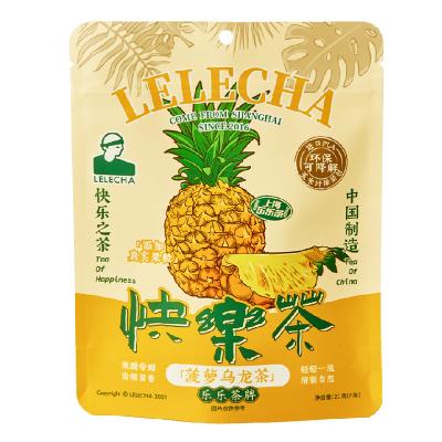 China Happy Pineapple Tea in Oolong Tea Bags LELECHA Brewed Tea Flower and Fruit Tea for sale