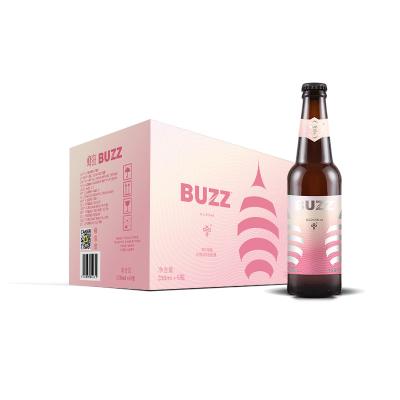 China Party Picnic Birthday BeerPlayer Peach Oolong Tea Cider Beer BUZZ Beer 330ml Fruit And Vegetable Beer for sale