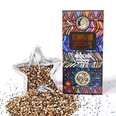 China Dry Indian Quinoa - White Black Red Quinoa Health Nutritional Rich In A Variety Of Minerals 500g Box for sale