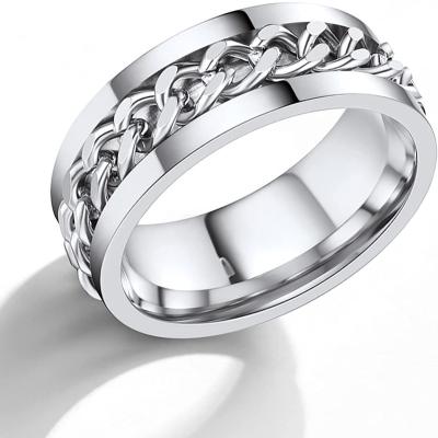 China New Design Europe And America Stainless Steel Rings Europe And Americasimple Women Rings for sale