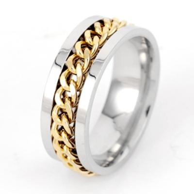 China Europe and America Best Luxury Metal Ring 316 Stainless Steel Rings High End Sale Gold for sale