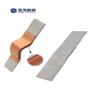 China Nickel Plated Copper Flexible Busbar Soft Connectors for G02 Electrical Transformers for sale