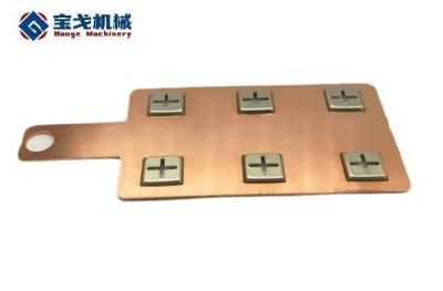 China PU Ect Cover Customization Six Nickel Clad 18650 Battery Nickel Plated Copper Busbar for sale