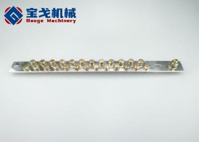 China B42 Switchgear Tin Plated Copper Bus Bar Pre Assembled Grounding With Screws for sale