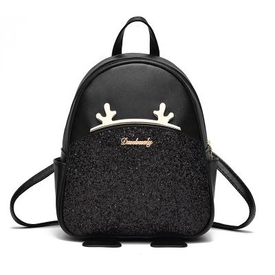 China Fashion Waterproof Hot Selling PU Leather Shoulder Backpacks Women Backpacks for sale