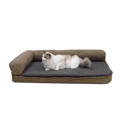 China DXL Viable Luxury Large Dog Bed Waterproof Memory Foam Pet Bed Dog Cradle Bed for sale