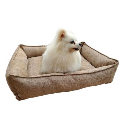 China Removable Luxury Waterproof Memory Foam Pet Bed Dog Blanket Dog Cradle Cooling Bed for sale