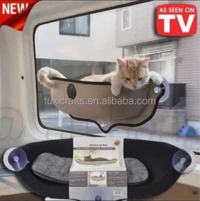 China DXL Cat Window Bed Ultimate Sunbathing Viable Removable Bed FX-WB-1 Cat Window Mounted Cat Hammock for sale