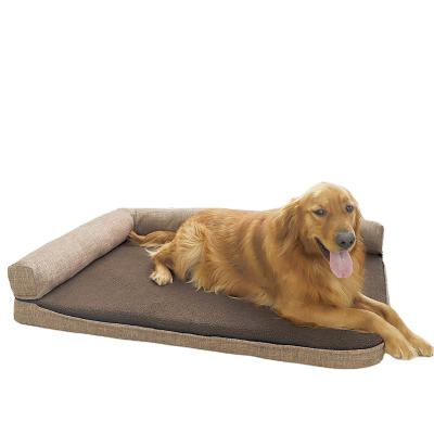 China Wholesale Luxury Removable Cover Soft Memory Foam Velvet Ultimate Dog Orthopedic Sofa Bed for sale